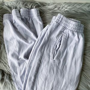 Brandy Melville periwinkle Rosa sweatpants